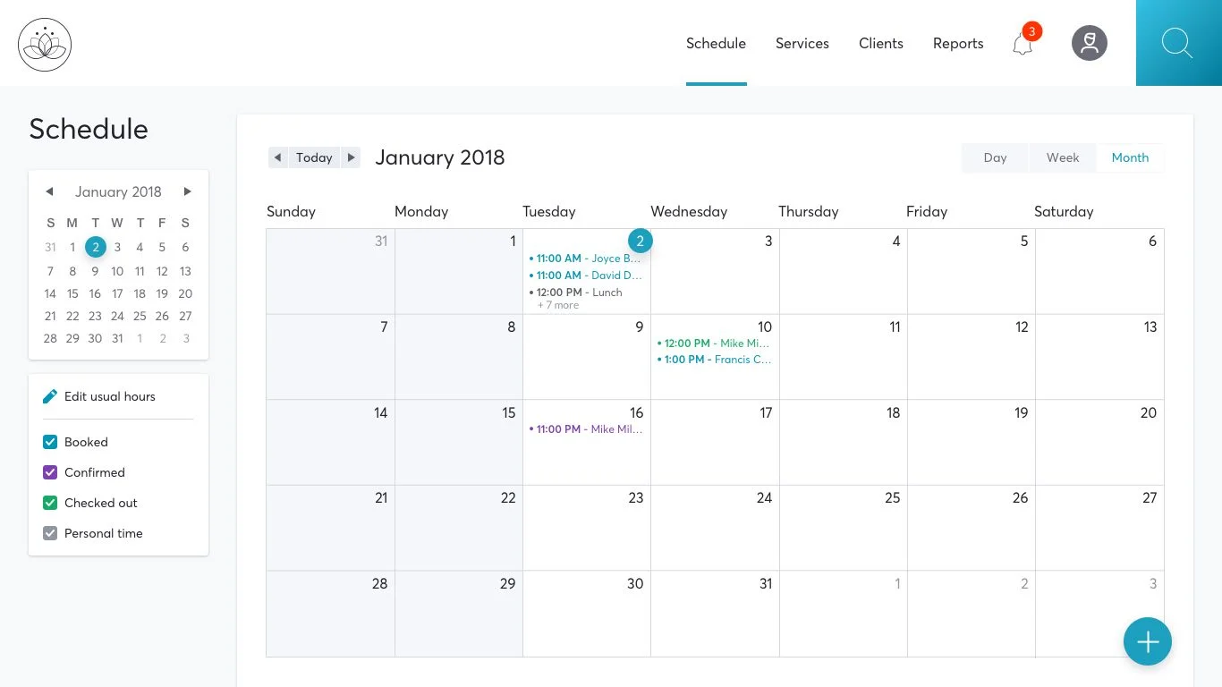Month view