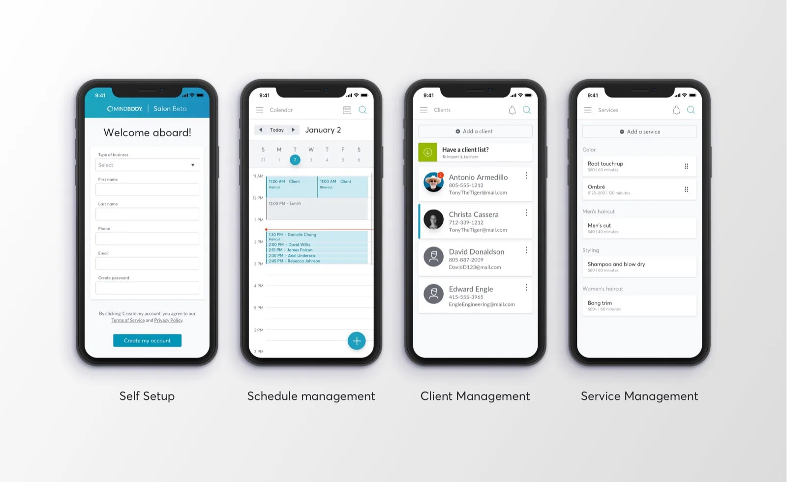 Mobile scheduling